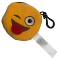 Wink Wink Emoji Plush Pouch